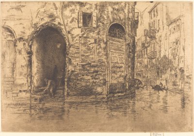 两个门洞，1880年。 作者 詹姆斯·阿博特·麦克尼尔·惠斯勒