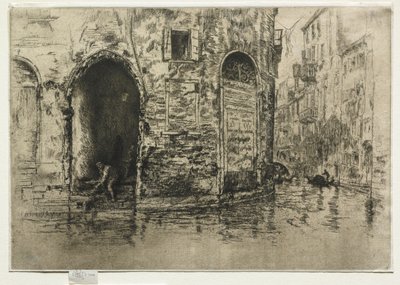 《两个门道》，1880年。 作者 詹姆斯·阿博特·麦克尼尔·惠斯勒