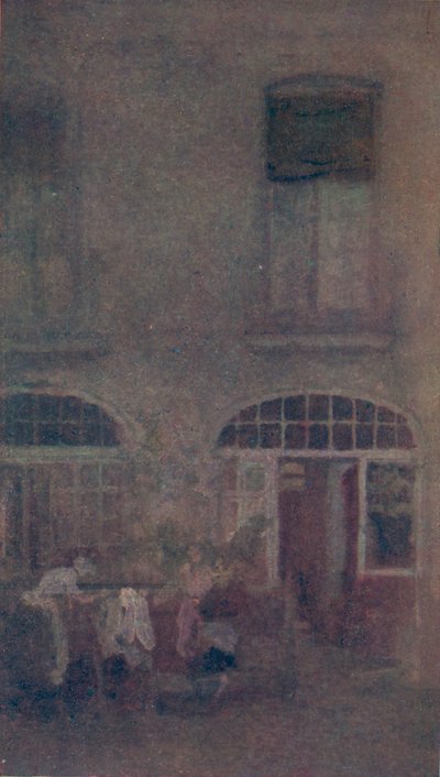 白色和灰色迪耶普万怡酒店，1885年，1904年 作者 詹姆斯·阿博特·麦克尼尔·惠斯勒