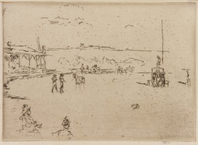 狂野的西部：演说家》，1887年。 作者 詹姆斯·阿博特·麦克尼尔·惠斯勒
