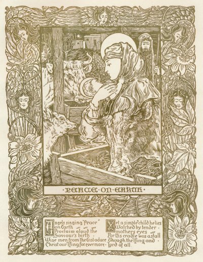 圣诞颂歌的设计》，约1898年 作者 詹姆斯·艾伦·邓肯