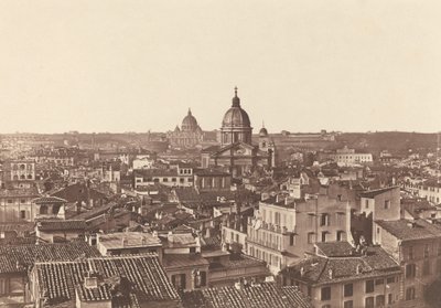 罗马的景色，约1855年。 作者 詹姆斯·安德森