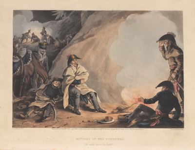 1813年，在比利牛斯山的比沃瓦河，战斗前一天晚上 作者 詹姆斯·阿特金森