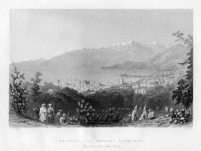 贝鲁特（Beirout），古老的Berothah，叙利亚，1841年。 作者 詹姆斯·艾伦
