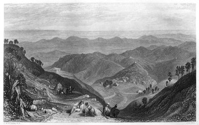 印度Mussoorie和Dhoon山谷，约建于1860年。 作者 詹姆斯·艾伦