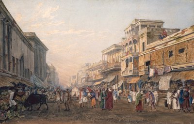 加尔各答风景》，约 1820 年（水彩画） 作者 詹姆斯·贝利·弗雷泽