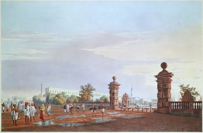 来自西方的坦克广场，由Robert Havell，酒吧刻。 1824 作者 詹姆斯·贝利（James Baillie）在弗雷泽（Fraser）之后