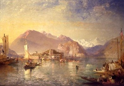 马焦雷湖上的贝拉岛 作者 James Baker Pyne