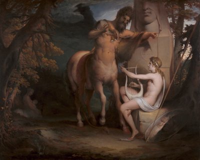 阿基里斯的教育[1772 年，伦敦皇家艺术学院，展览目录］ 作者 詹姆斯·巴里