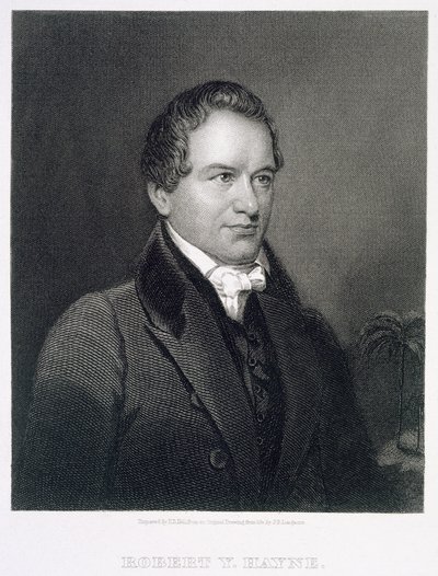 罗伯特杨海恩（1791-1841）由Henry Bryan Hall（1808-84）刻 作者 詹姆斯·巴顿·朗加尔