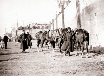 骑马者，安特卫普，1898年。 作者 詹姆斯·巴特金