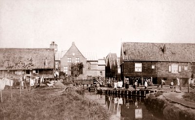 荷兰马肯岛（Marken Island），1898年。 作者 詹姆斯·巴特金