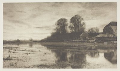 黄昏，约1880 - 90，1890年4月印刷 作者 詹姆斯·布克·布莱克莫尔·惠灵顿