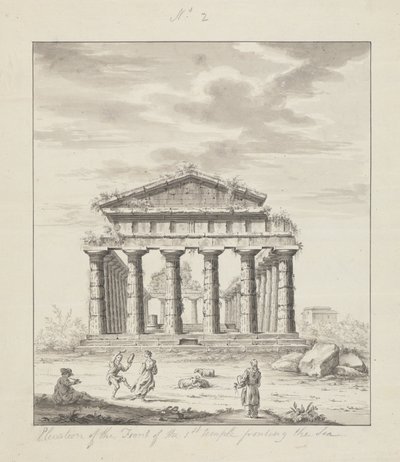 No. 2 Elevation of the Front of the first temple fronting the sea   1435900   zh       chinese Successfully Translated  Original: Mary Magdalene Translat: Mary Magdalene 1399569 zh chinese Successfully Translated Original: From Milfield Translat: From Milf 作者 詹姆斯·布鲁斯