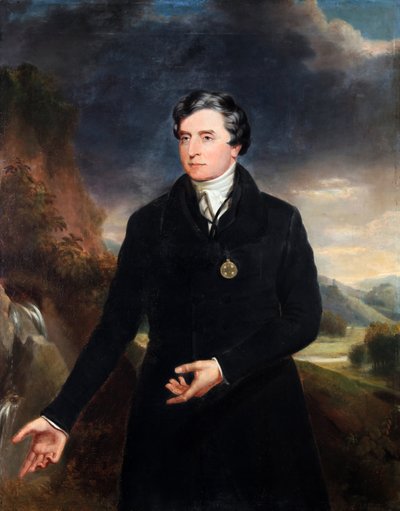 父亲Theobald Mathew画象，c.1840 作者 James Butler Brenan