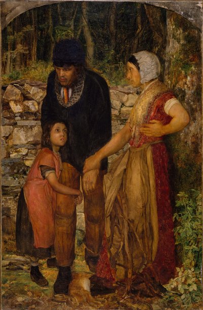 妻子的提醒》，1858年。 作者 James Campbell