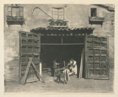 摄影机：木匠铺-托莱多，1914年。 作者 詹姆斯·克雷格·安南