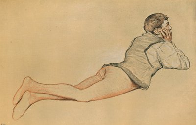 博卡乔（Boccaccio）：迪卡梅隆（Decamerone）的开幕场面迪卡梅隆（Decameron），c1900年 作者 詹姆斯·德罗姆哥·林顿