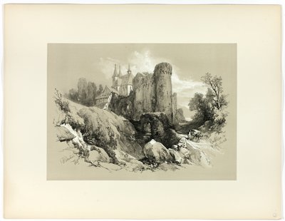 摩泽尔河畔的贝尔斯坦，选自《风景如画》选集 作者 詹姆斯·杜菲尔德·哈丁