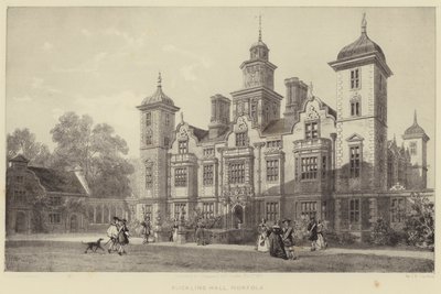 诺福克的Blickling Hall 作者 詹姆斯·杜菲尔德·哈丁