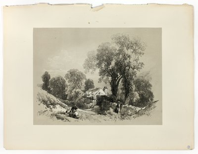北威尔士 Bettws y Coed 附近，选自《风景如画》选集 作者 詹姆斯·杜菲尔德·哈丁