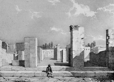 The House of Caius Sallust，1828 作者 詹姆斯·杜菲尔德·哈丁
