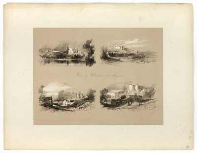 Villenueve les Avignon 景观，选自《风景如画选集 作者 詹姆斯·杜菲尔德·哈丁