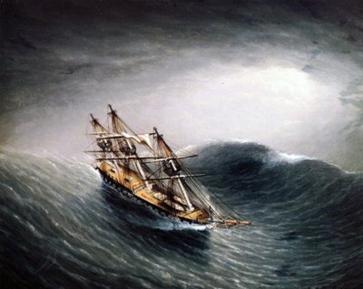 重型帆船 作者 James E. Buttersworth