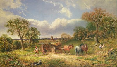 景观中的推车 作者 詹姆斯·埃德温·梅多斯（James Edwin Meadows）