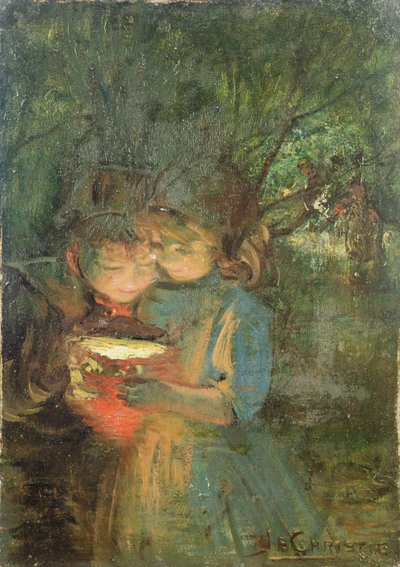 万圣节，1893年 作者 詹姆斯·埃尔德·克里斯蒂
