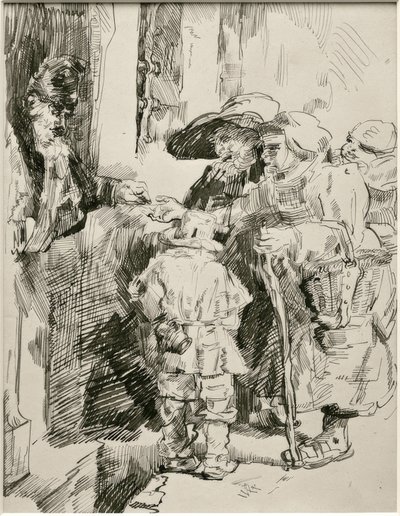 Die Bettler an der Haustür 作者 詹姆斯·西德尼·恩索尔