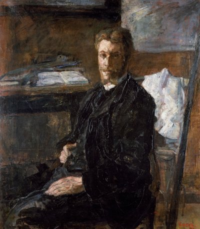 艺术家威利-芬奇的肖像（Portrait du peintre Willy Finch） 作者 詹姆斯·恩索尔