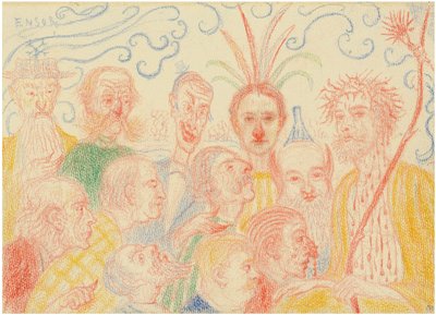 Scènes de la Vie du Christ 《基督生活的场景》，1910-1915。 作者 詹姆斯·恩索尔