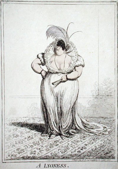 Lyoness》，汉娜-汉弗莱于1801年出版（蚀刻版画与水印）。 作者 詹姆斯·吉里