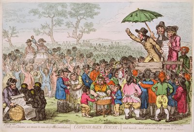Copenhagen House酒吧。作者：H。Humphrey，1795年（印刷版） 作者 James Gillray