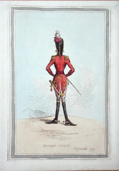 Patern-Staff，由汉娜-汉弗莱于1797年出版（手绘蚀刻画） 作者 詹姆斯·吉里
