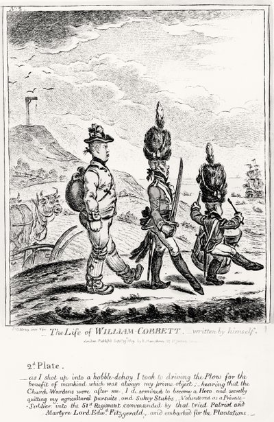 板块2，来自威廉·科贝特的生活，由他自己写，酒吧。作者：H。Humphrey，1809年 作者 詹姆斯·吉里