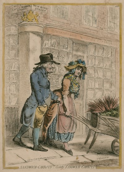 三明治胡萝卜 - 三明治胡萝卜夫人 作者 James Gillray