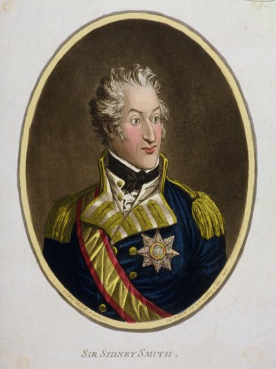 西德尼·史密斯爵士（1764-1840）由Hannah Humphrey于1799年出版（用aquatint手工着色蚀刻） 作者 James Gillray