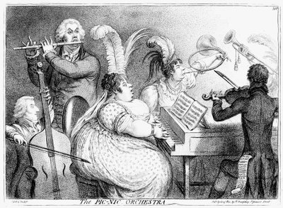 Pic-Nic乐团，詹姆斯·吉雷（James Gilray），1802年 作者 詹姆斯·吉里