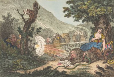 The Wounded Lion, July 16, 1805., July 16, 1805. 作者 詹姆斯·吉里