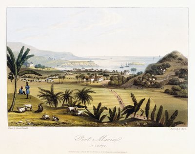 玛丽港：圣玛丽教堂，1825年 作者 詹姆斯·哈克威尔