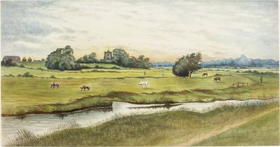 Ryton Meadows（纸上水彩和身体彩色） 作者 詹姆斯·亨利·克莱特