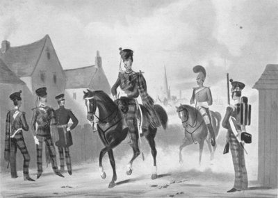 第71高原轻步兵团审查命令，c1840 1909 作者 詹姆斯·亨利·林奇