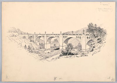 一座桥，为华盛顿贸易委员会晚宴设计，1908 年 5 月 13 日 作者 詹姆斯·亨利·摩泽
