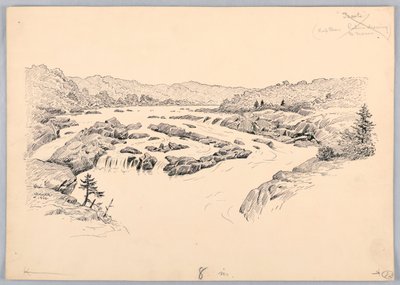 激流勇进》，华盛顿贸易委员会晚宴设计，1908 年 5 月 13 日 作者 詹姆斯·亨利·摩泽