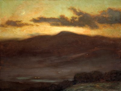 日落，麦金泰尔山，1907年。 作者 詹姆斯·亨利·摩泽