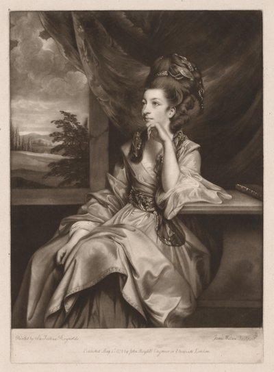 凯瑟琳·邦伯里（Catherine Bunbury），1778年。 作者 詹姆斯·沃森