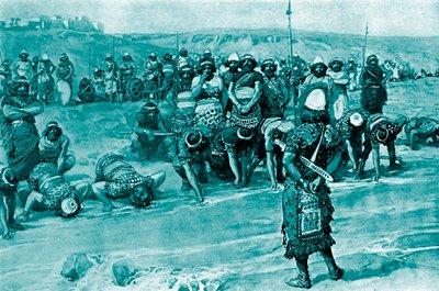 吉迪恩选择了天梭的三百人 - 圣经 作者 詹姆斯·雅克·约瑟夫（后）天梭