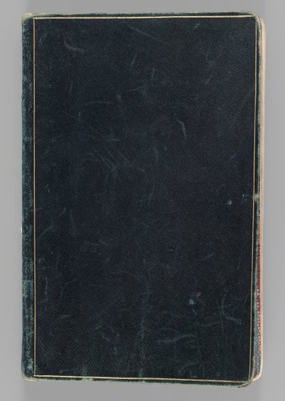 1880年代后期的《我们主耶稣基督的生平剪影素描》专辑的封面（皮革装订，石墨和纸上水洗） 作者 詹姆斯·雅克·约瑟夫·天梭